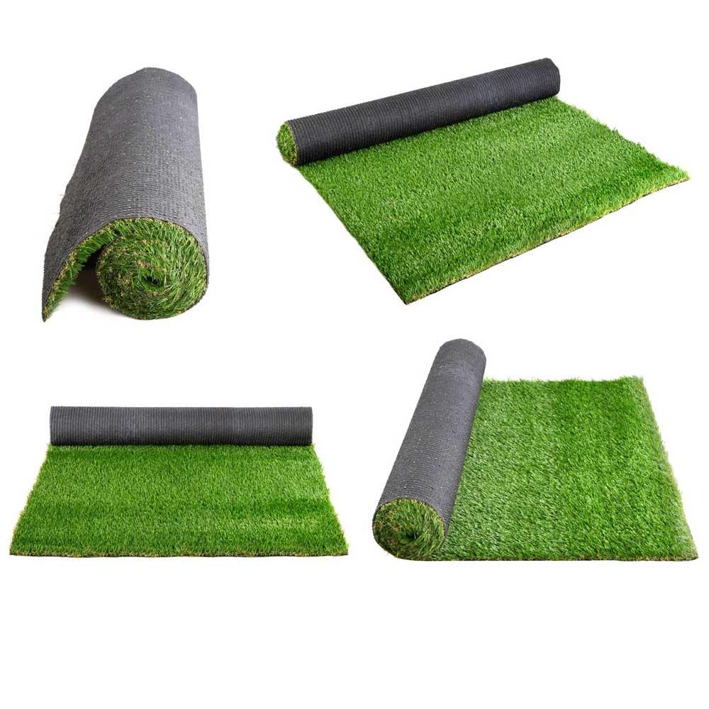 Primeturf Artificial Grass roll, 20mm thick, showcasing realistic four-tone hues, ideal for outdoor spaces.