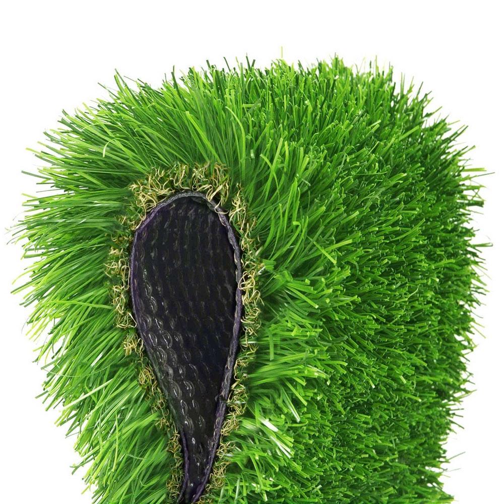 Primeturf Artificial Grass roll, 20mm thick, showcasing realistic four-tone hues, ideal for outdoor spaces.