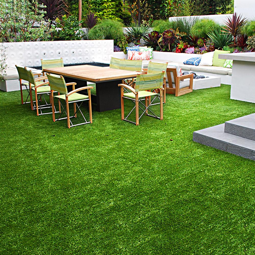 Primeturf Artificial Grass roll, 20mm thick, showcasing realistic four-tone hues, ideal for outdoor spaces.