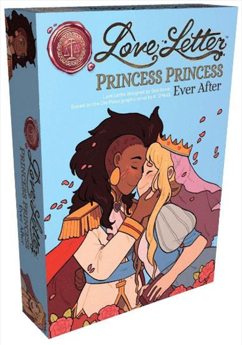 Princess Princess Ever After game box featuring colorful character illustrations and game components.