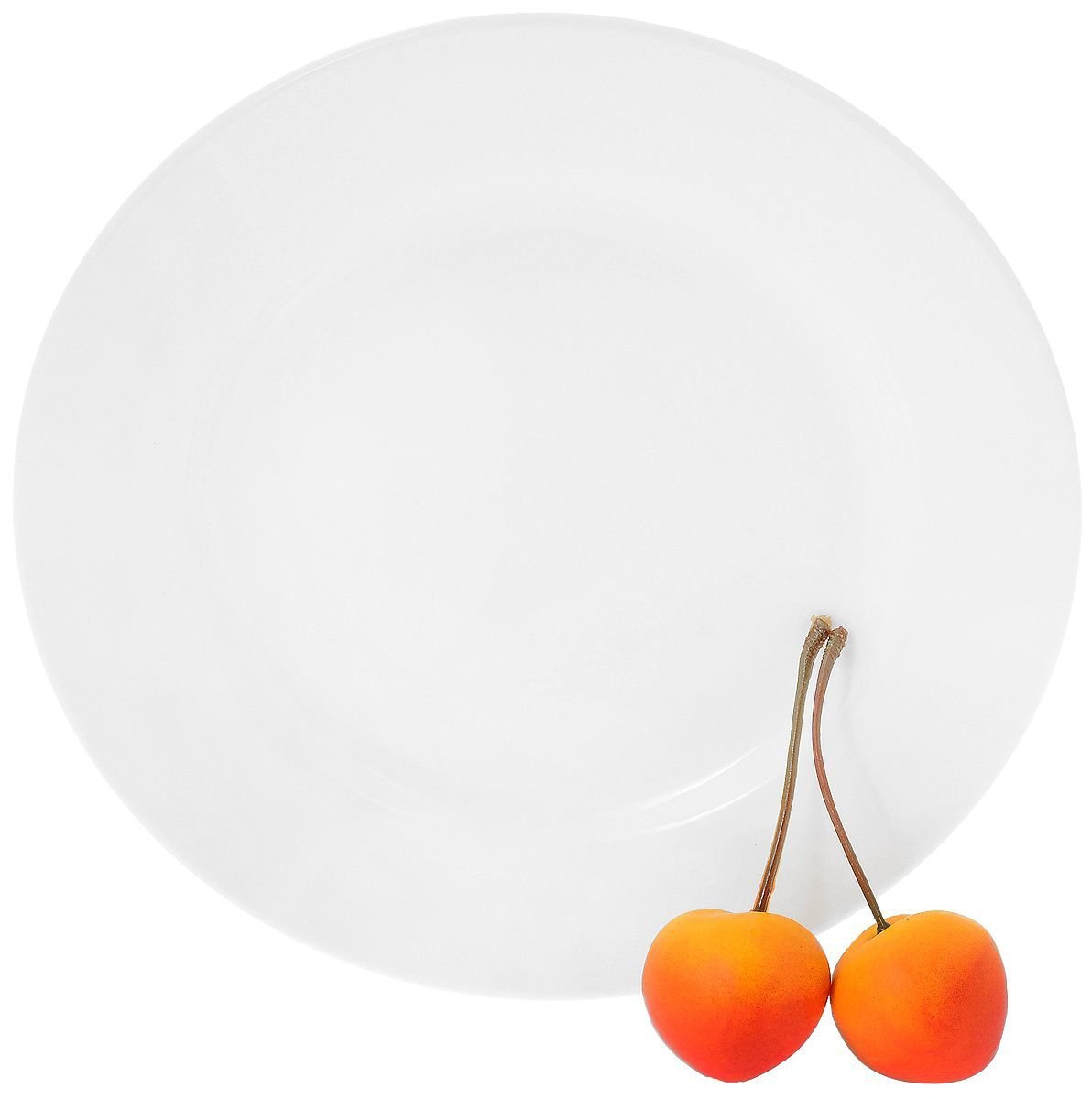 A 6-inch Professional Rolled Rim White Bread Plate made of fine porcelain, showcasing its elegant snow-white finish and rolled rim design.