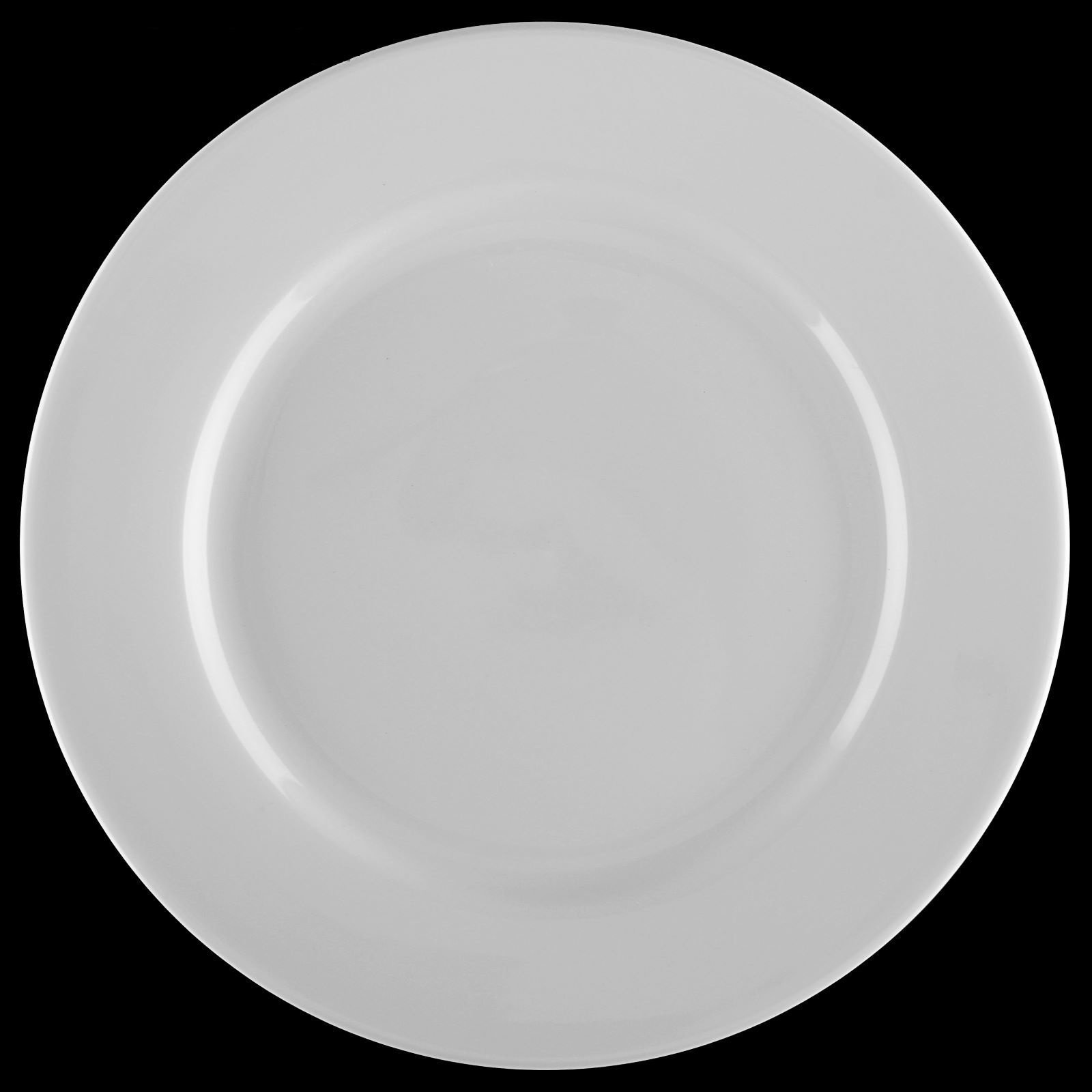 Professional Rolled Rim White Dessert Plate, 7 inches in diameter, showcasing its elegant design and smooth porcelain finish.