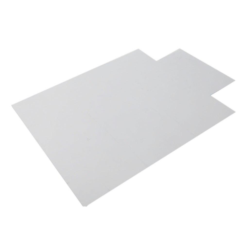 Transparent PVC floor protection mat designed for home use, featuring an anti-slip surface and modern profile design.