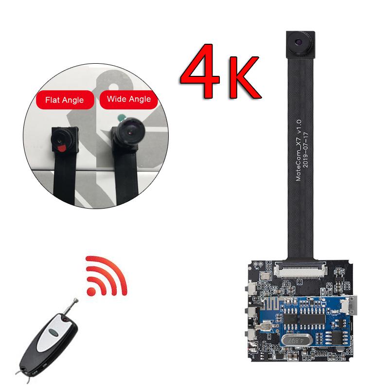 Remote Control Real 2.7K 4K 1080P Mini Camera with WiFi connectivity, showcasing its compact design and advanced features.