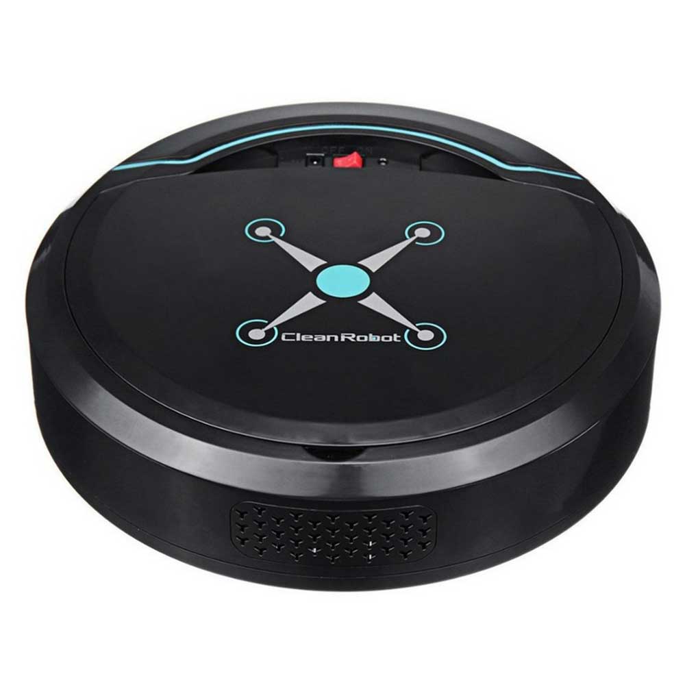 Robot Vacuum Cleaner designed for automatic floor cleaning, featuring a compact design and advanced technology for efficient dirt and hair removal.