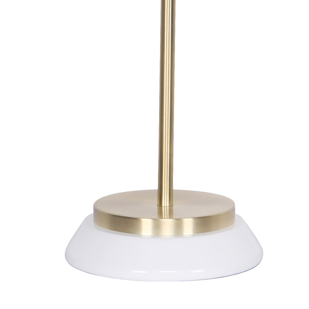 Sarantino Electric Reading Light Table Lamp with brass finish and unique laser-cut shade, perfect for modern and vintage decor.