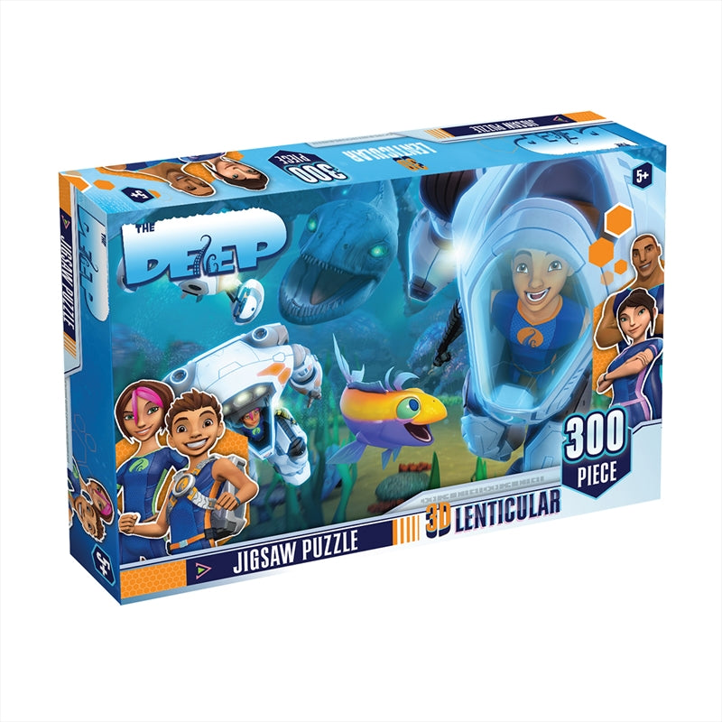 300-piece Sea Monster The Deep jigsaw puzzle featuring Nektons' underwater adventure.