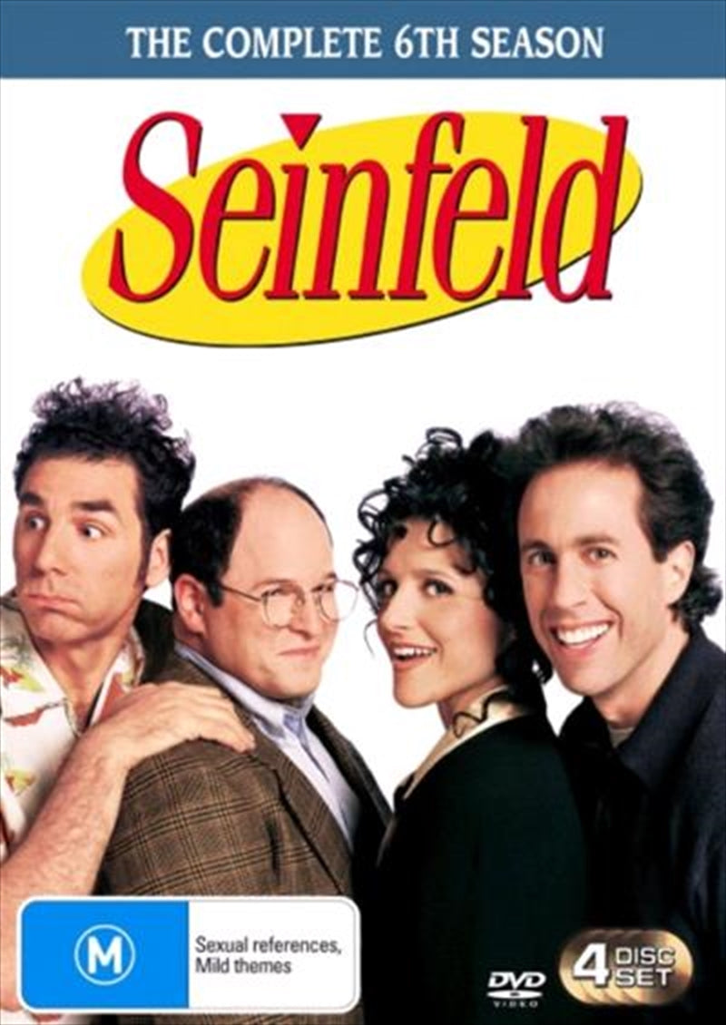 Seinfeld - Vol 05 DVD cover featuring Jerry, George, Elaine, and Kramer in a comedic pose.