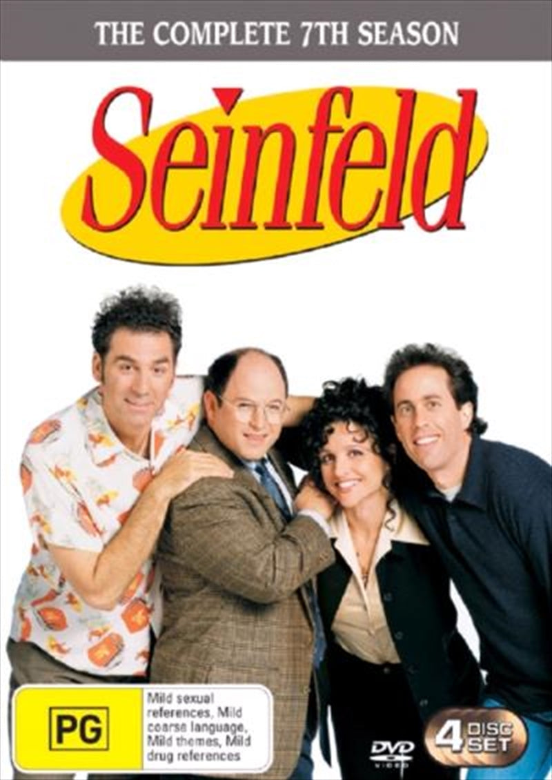 Seinfeld - Vol 06 DVD box set featuring Season 7 with four discs and iconic episodes including the Soup Nazi.