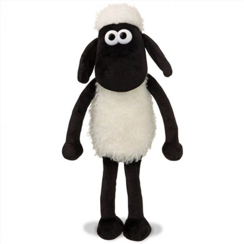 Shaun The Sheep 20cm plush toy with soft woolly body and dangling limbs, perfect for cuddling.