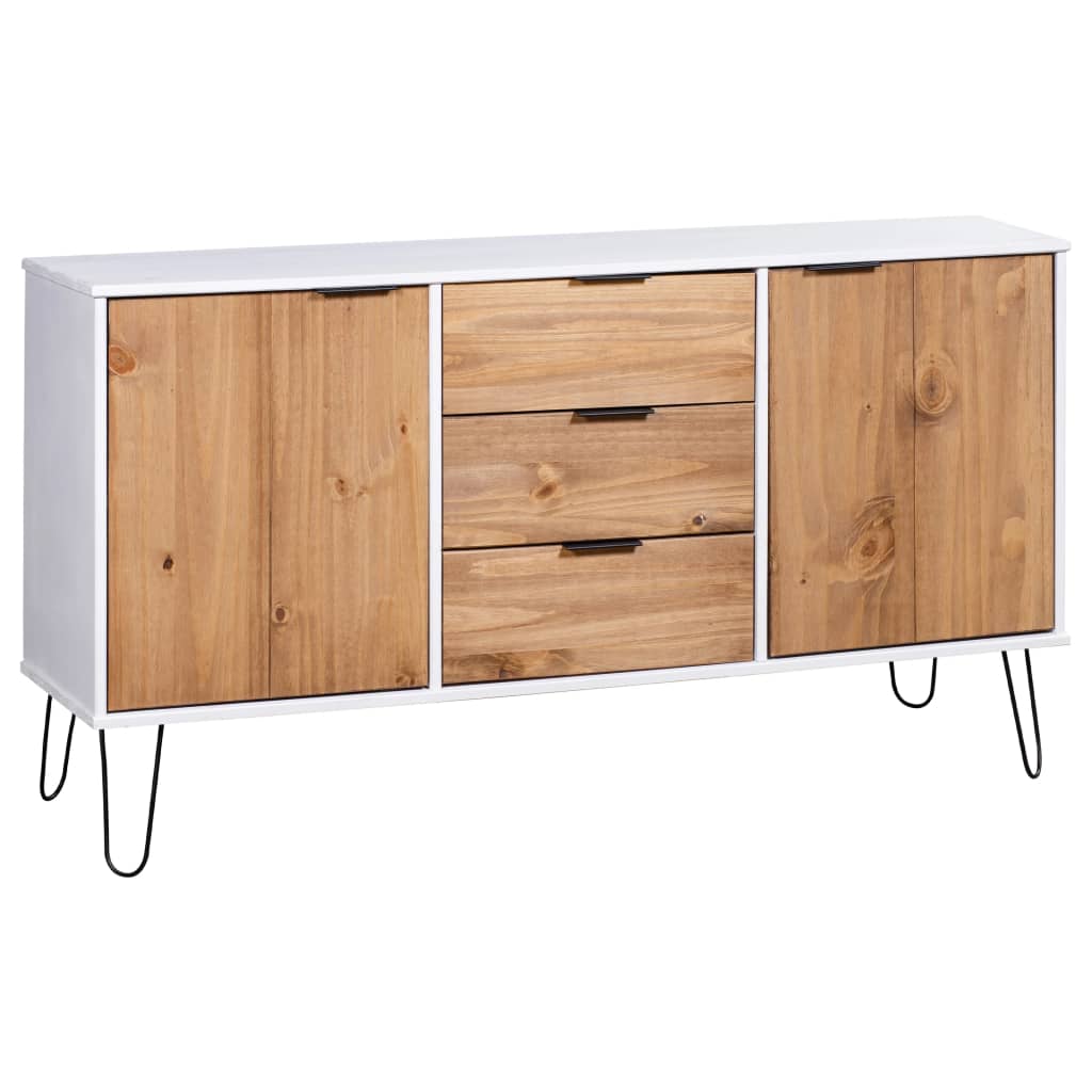 Wooden sideboard with drawers.