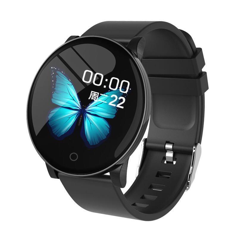 Smart Watch for Android and iOS featuring a round design, 1.3-inch touch screen, and health monitoring capabilities.