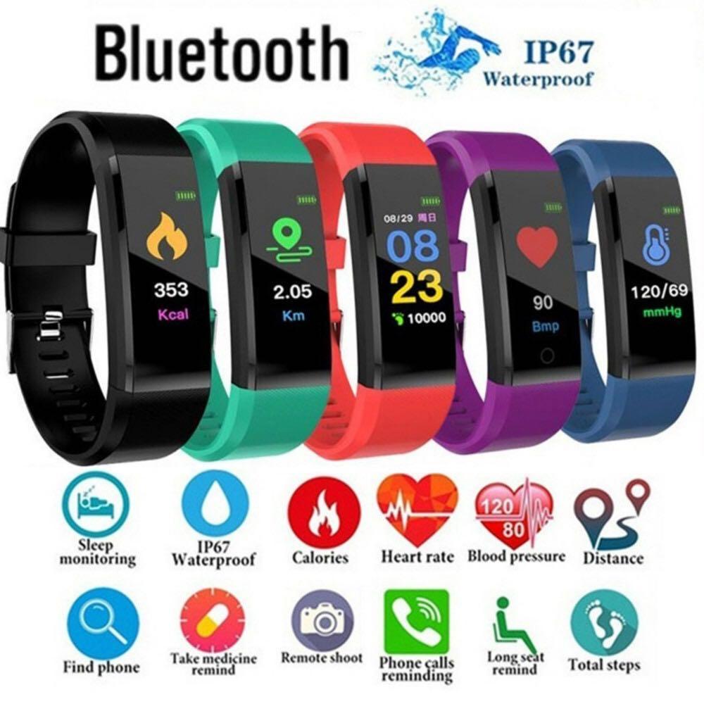 Smart Watches Bluetooth Sport Watches Health Tracker with heart rate monitor and fitness tracking features, designed for active lifestyles.