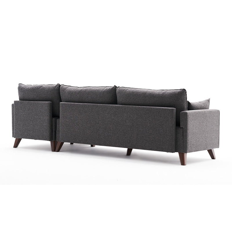 MOLDAU right corner sofa in anthracite color, featuring a modern design and spacious seating.