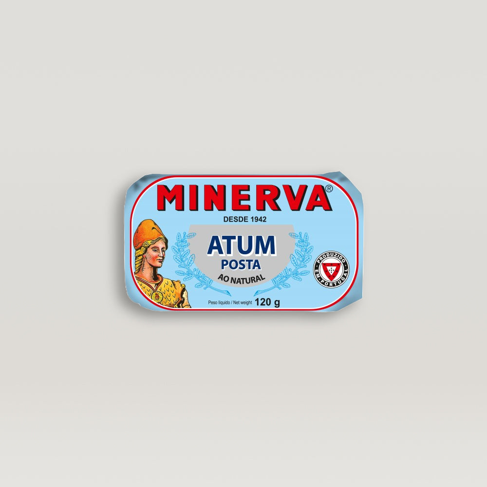 A can of Solid Pack Tuna in Brine showcasing premium tuna fillets in clear brine, emphasizing its quality and freshness.