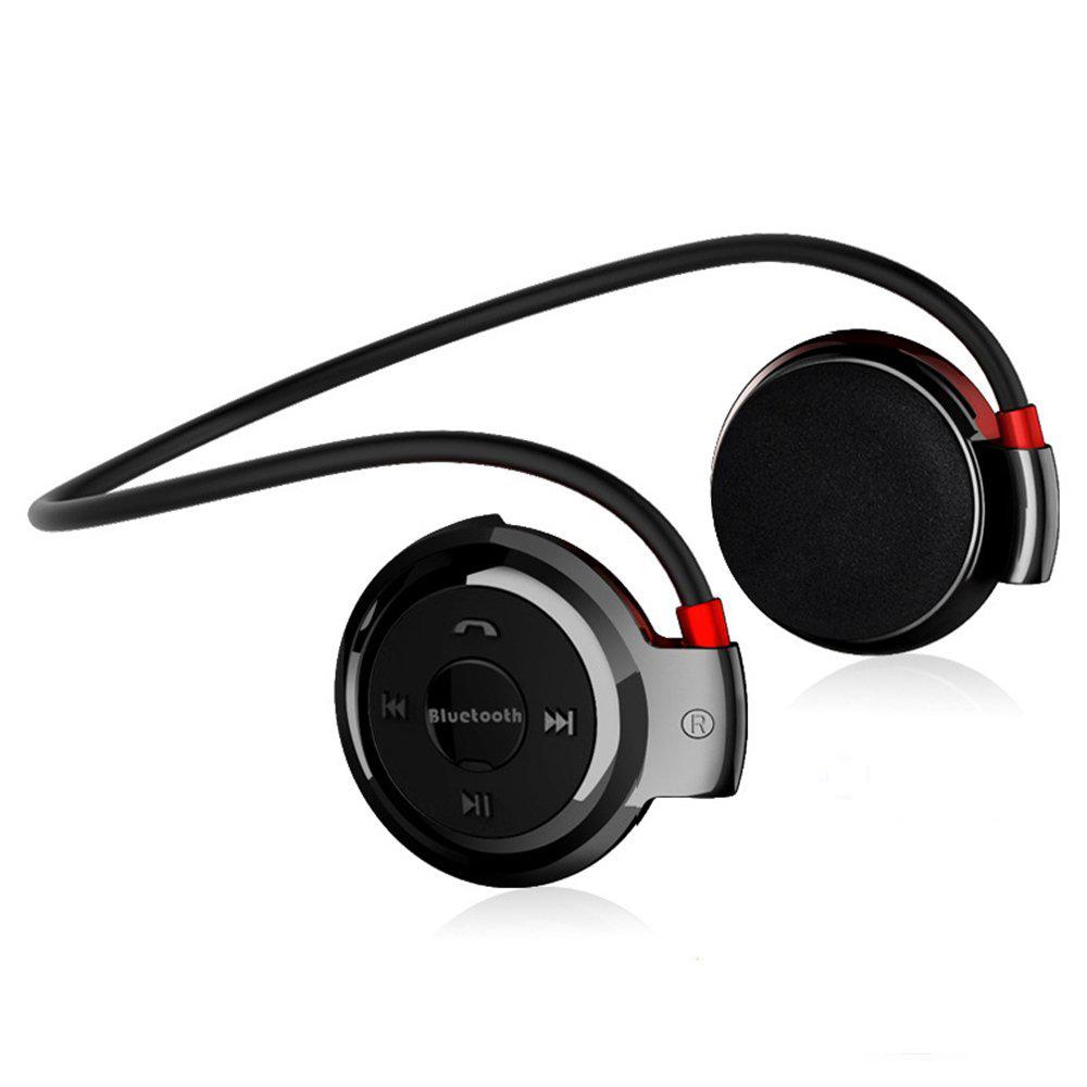 SOVO Bluetooth Headphone MP3 Player showcasing its sleek design and ear-hook style, perfect for sports and wireless listening.