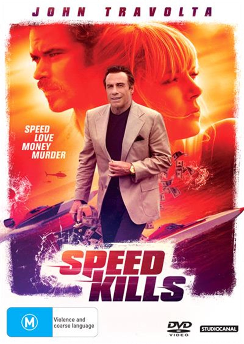 Cover of Speed Kills DVD featuring a powerboat racing scene with dramatic visuals.