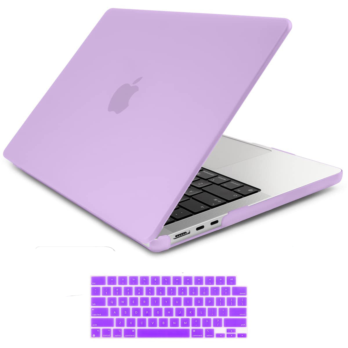 Frosted hard case for 2023 MacBook Air 13 inch M2 Model A2681, showcasing its sleek design and precise fit.