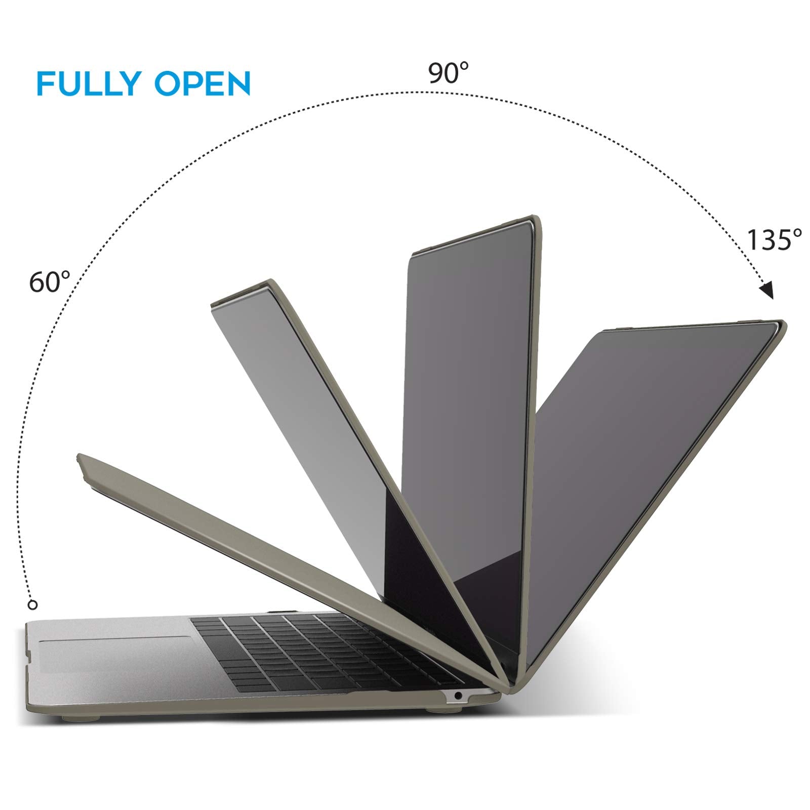 A sleek and stylish MacBook Air 13 inch case designed for models from 2018 to 2022, featuring a no logo cut-out design.