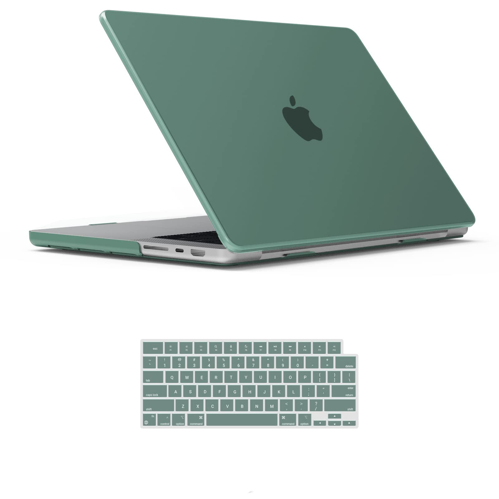 Frosted hard shell case for MacBook Pro 14 inch, designed for M2 A2779 and M1 A2442 models, showcasing its sleek design and protective features.