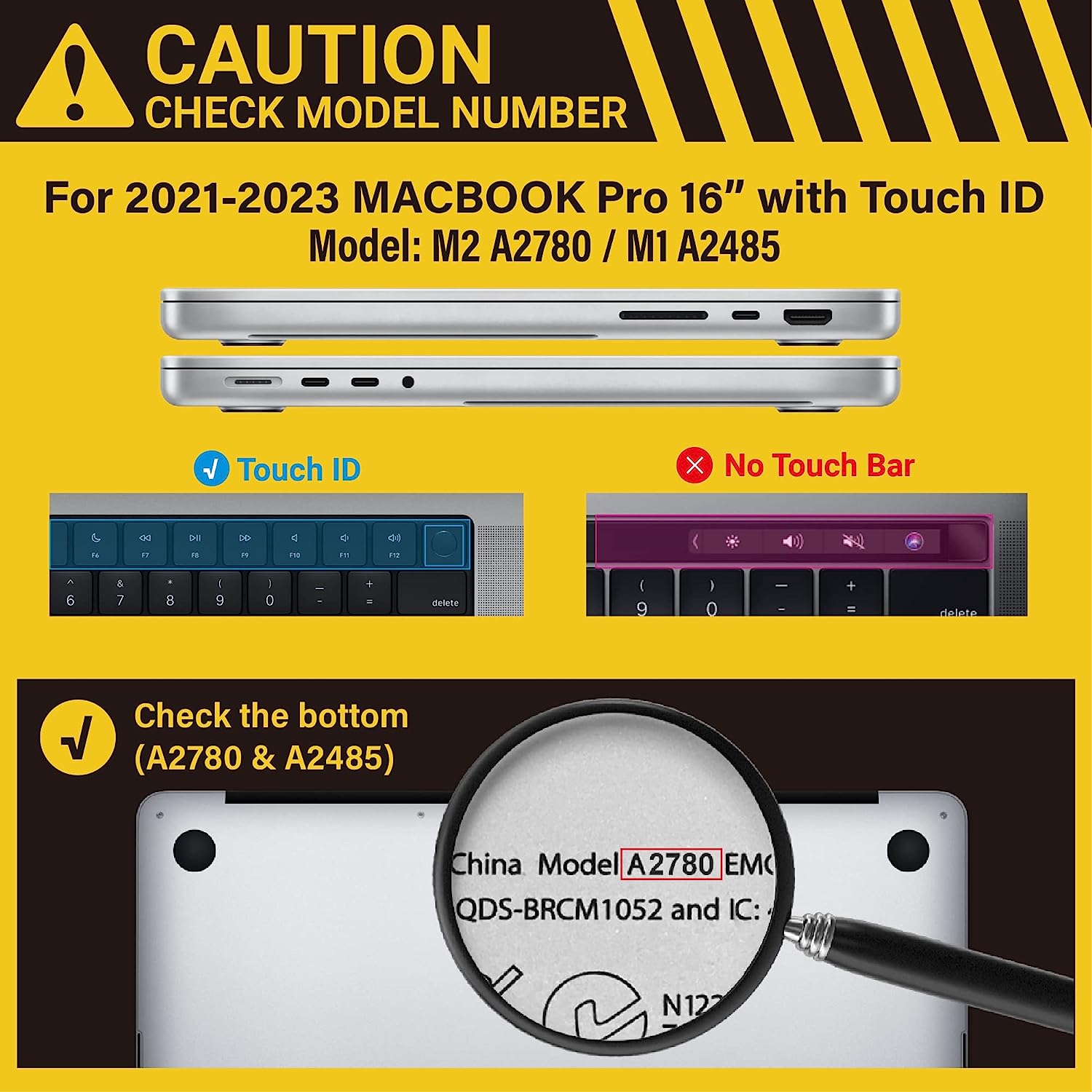 Frosted hard shell case for MacBook Pro 16 inch, designed for 2023, 2022, and 2021 models, featuring a sleek design and keyboard skin cover.