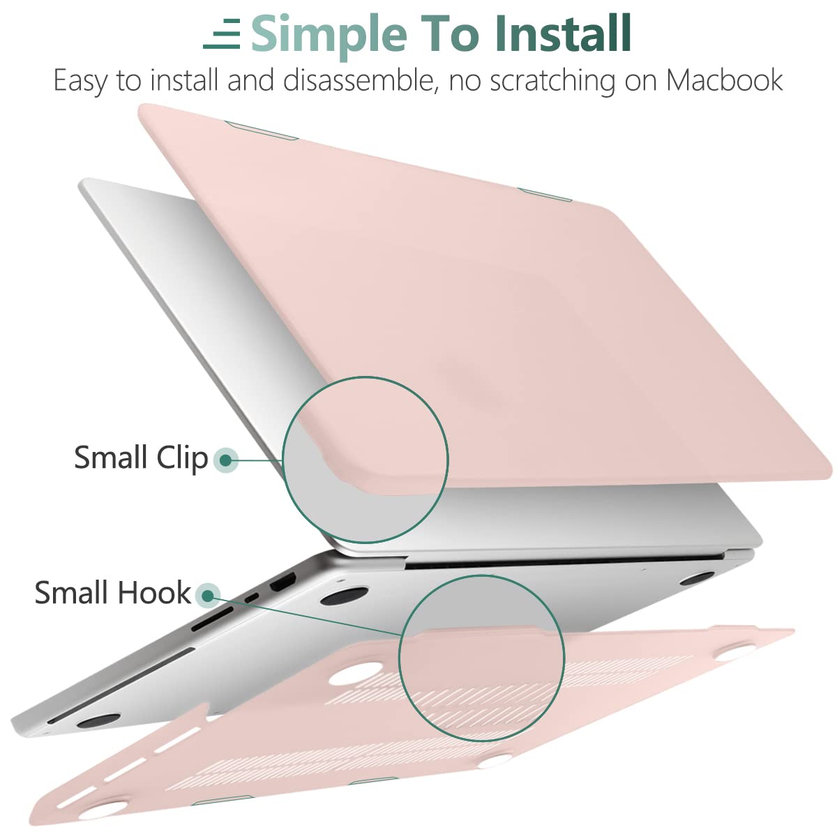 Frosted hard shell case for MacBook Pro 16 inch, designed for 2023, 2022, and 2021 models, featuring a sleek design and keyboard skin cover.