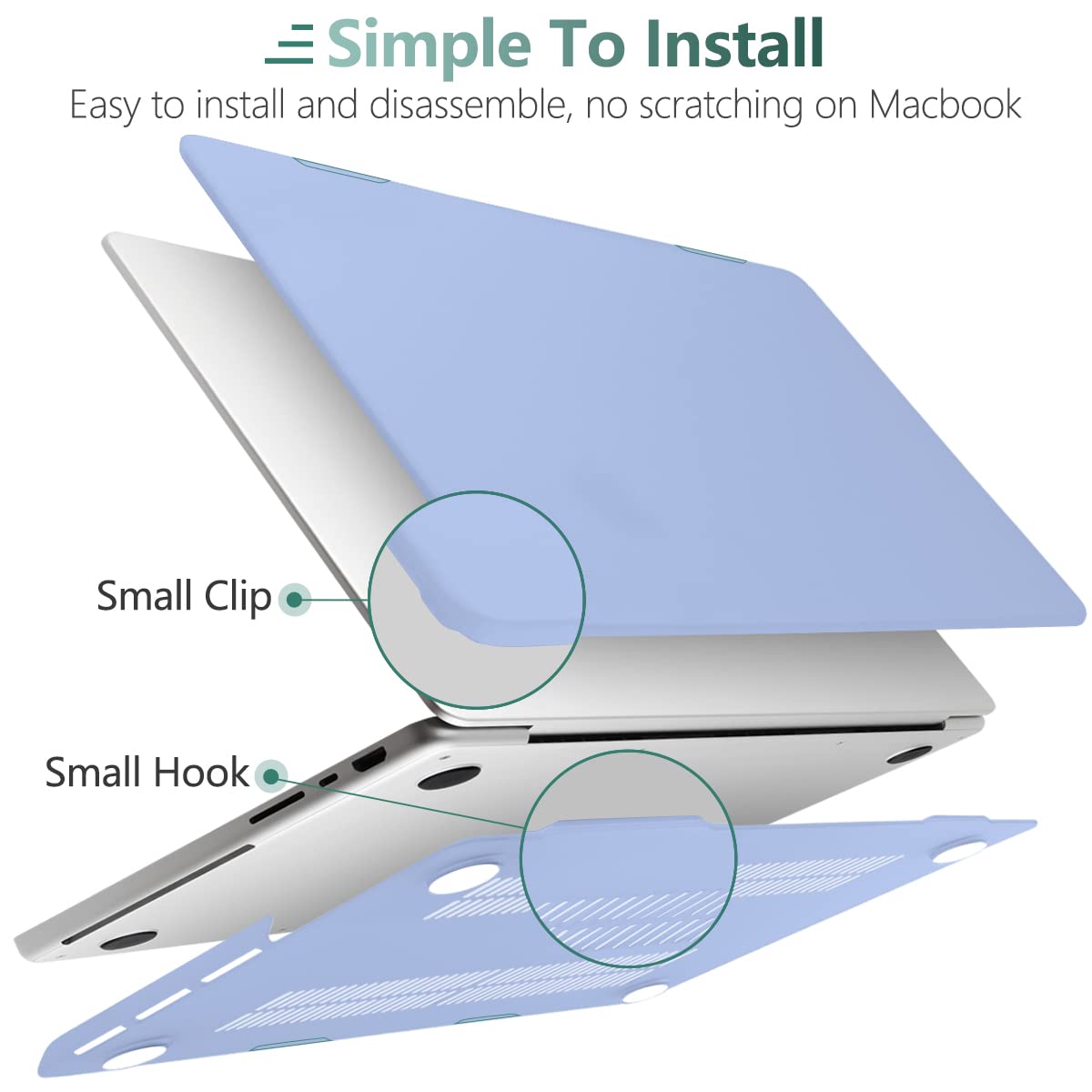 Frosted hard shell case for MacBook Pro 16 inch, designed for 2021-2023 models A2780 and A2485, featuring a sleek design and keyboard cover.