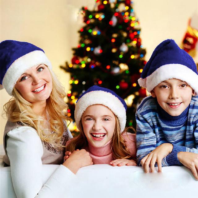 TBoxBo Christmas Hat Toppers in vibrant colors, made of soft velvet, perfect for festive celebrations and parties.