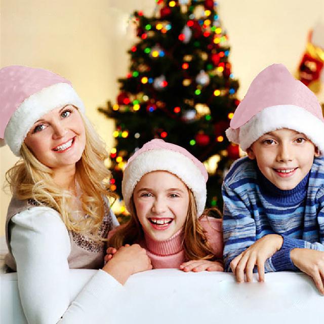 TBoxBo Christmas Hat Toppers in vibrant colors, made of soft velvet, perfect for festive celebrations and parties.