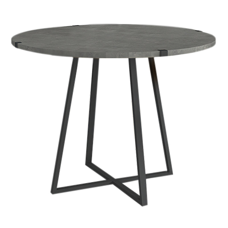 Terrase Table ROBERT in anthracite color, featuring a sturdy melamine surface and metal frame, perfect for outdoor dining.