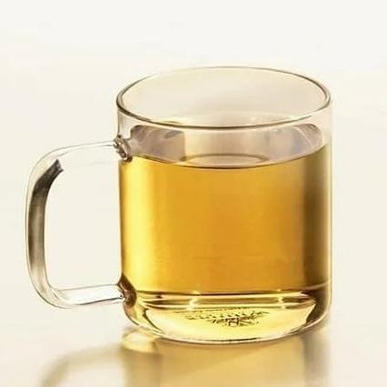 Thermo Glass Cup 3 Oz, clear borosilicate glass, perfect for hot and cold beverages, showcasing elegant design and durability.