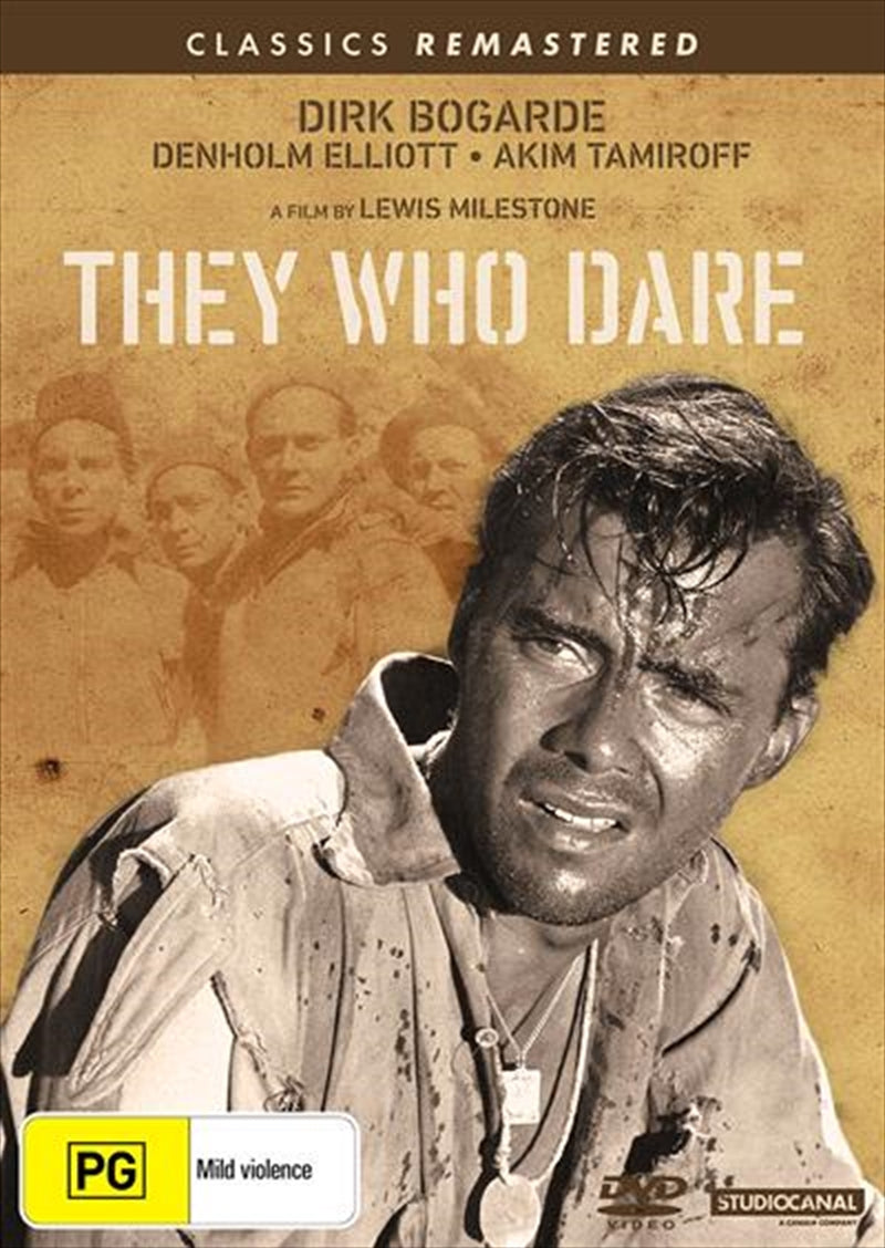 They Who Dare DVD cover featuring British commandos in action during WWII.