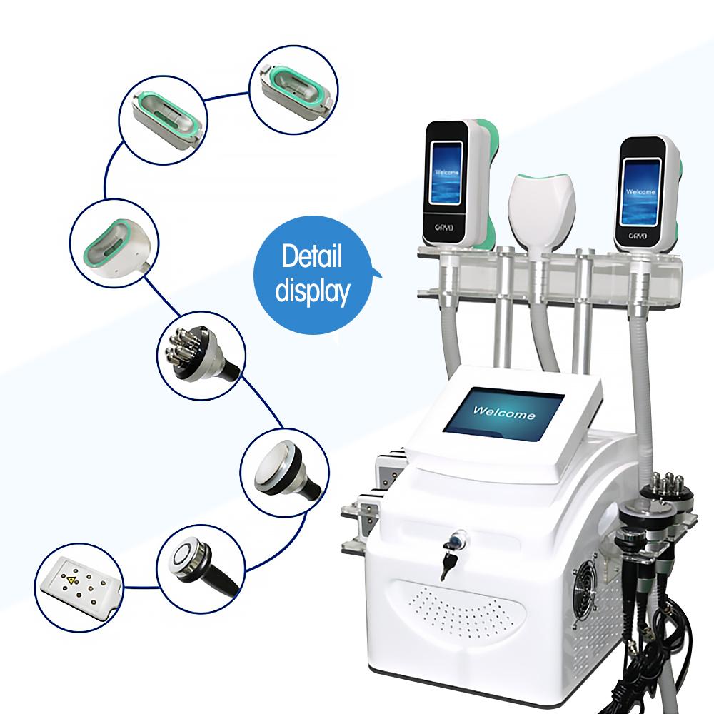 Fat Freezing Cavitation Slimming Machine with dual Cryo heads and control panel, designed for effective fat reduction and body contouring.