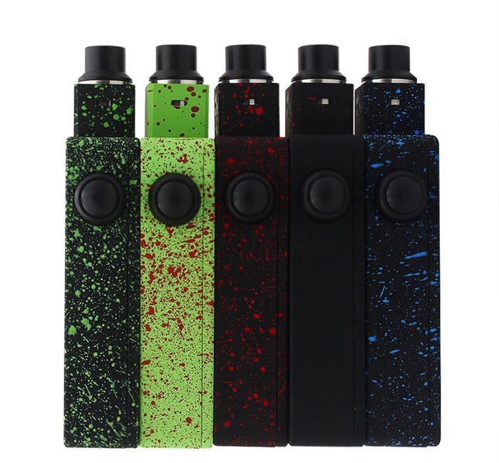 Top Tuglyfe Tugboat Box Mod Kit showcasing colorful design and aluminum body, perfect for vaping enthusiasts.