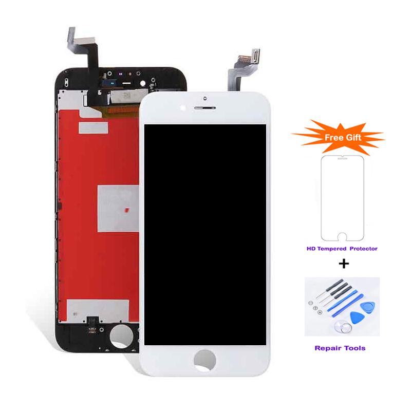 Touch Panels LCD Screen Display Digitizer Assembly for iPhone 6S in black and white, showcasing its sleek design and components.