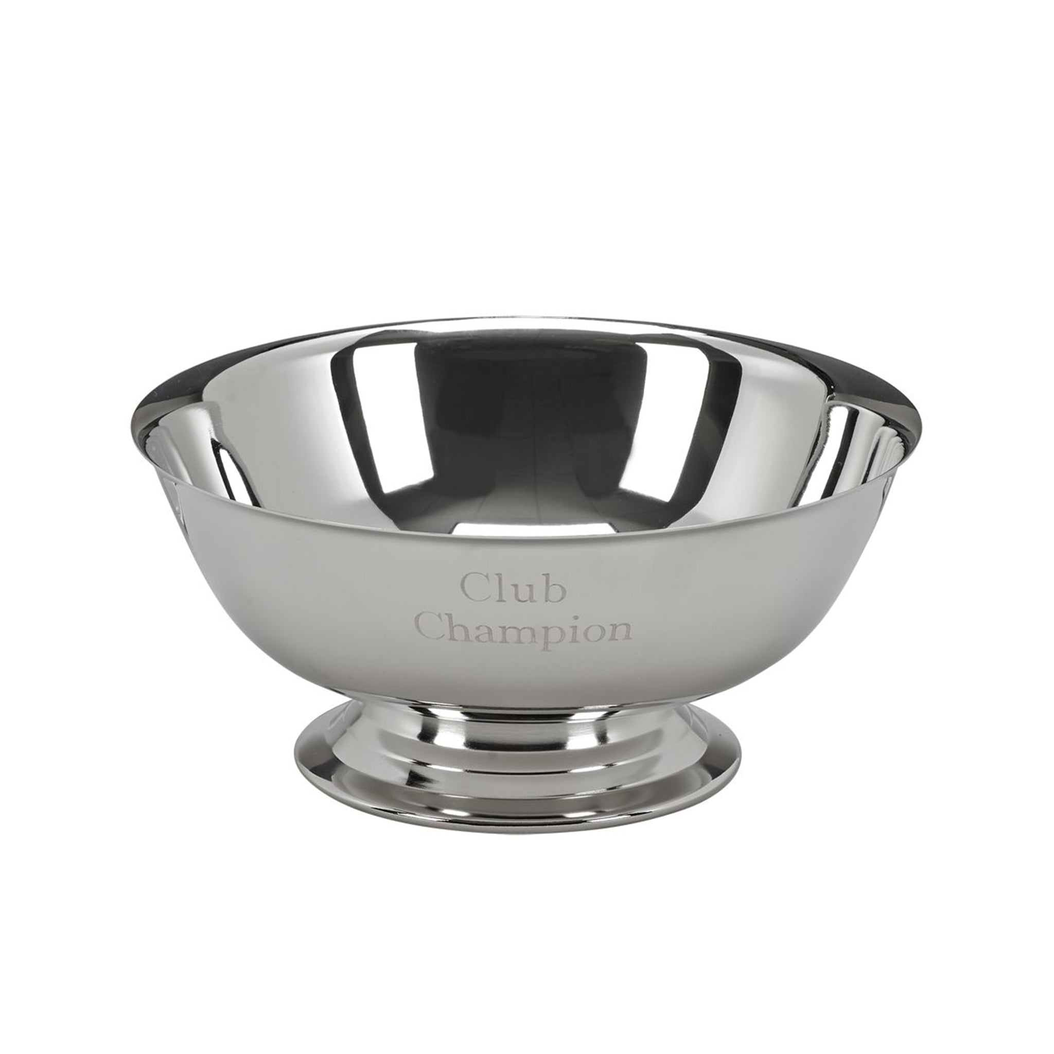 Traditional Paul Revere Style Bowl, 12 inches in diameter, featuring a classic silver tone non-tarnish finish, perfect for display or serving.