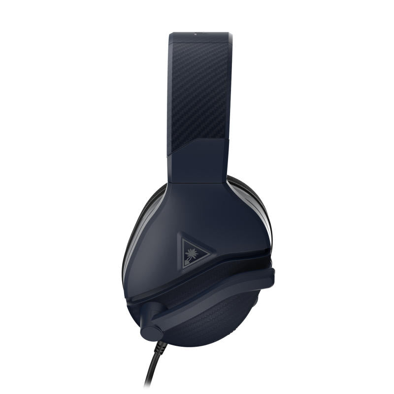 TURTLE BEACH Recon 200 Gen2 Blue gaming headset showcasing its sleek design and comfortable ear cushions.