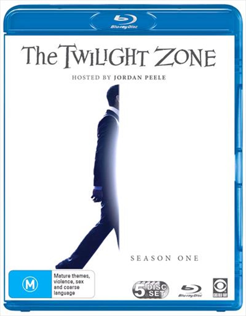 Blu-ray cover of The Twilight Zone - Season 1 featuring iconic imagery and title.