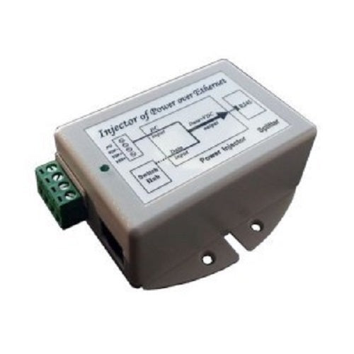 UBIQUITI Tycon Power TP-DCDC-1248G DC to DC PoE converter with input voltage range of 9-36VDC and output of 48VDC.