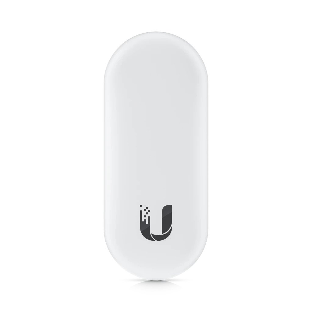 UBIQUITI UniFi Access Reader Lite in silver color, showcasing its sleek design and modern technology for secure access.