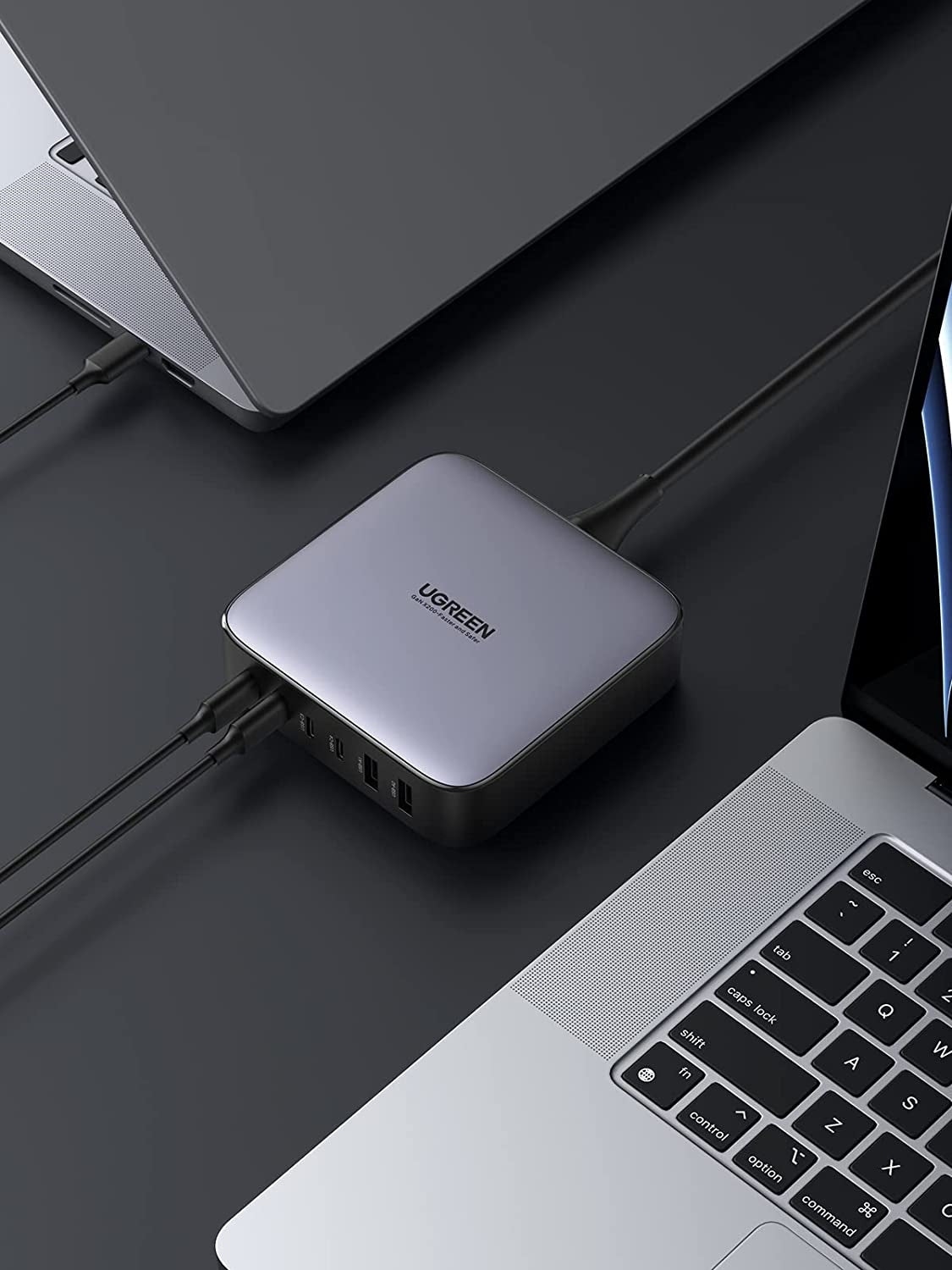 UGREEN 40913 Nexode 200W USB-C Desktop Charger with multiple ports and compact design.