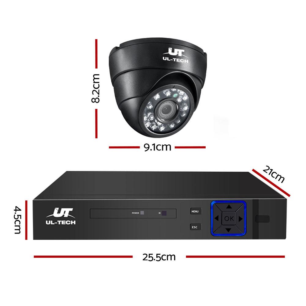 UL-tech 1080P CCTV Security Camera with 8CH Dome DVR, showcasing advanced features for home surveillance.