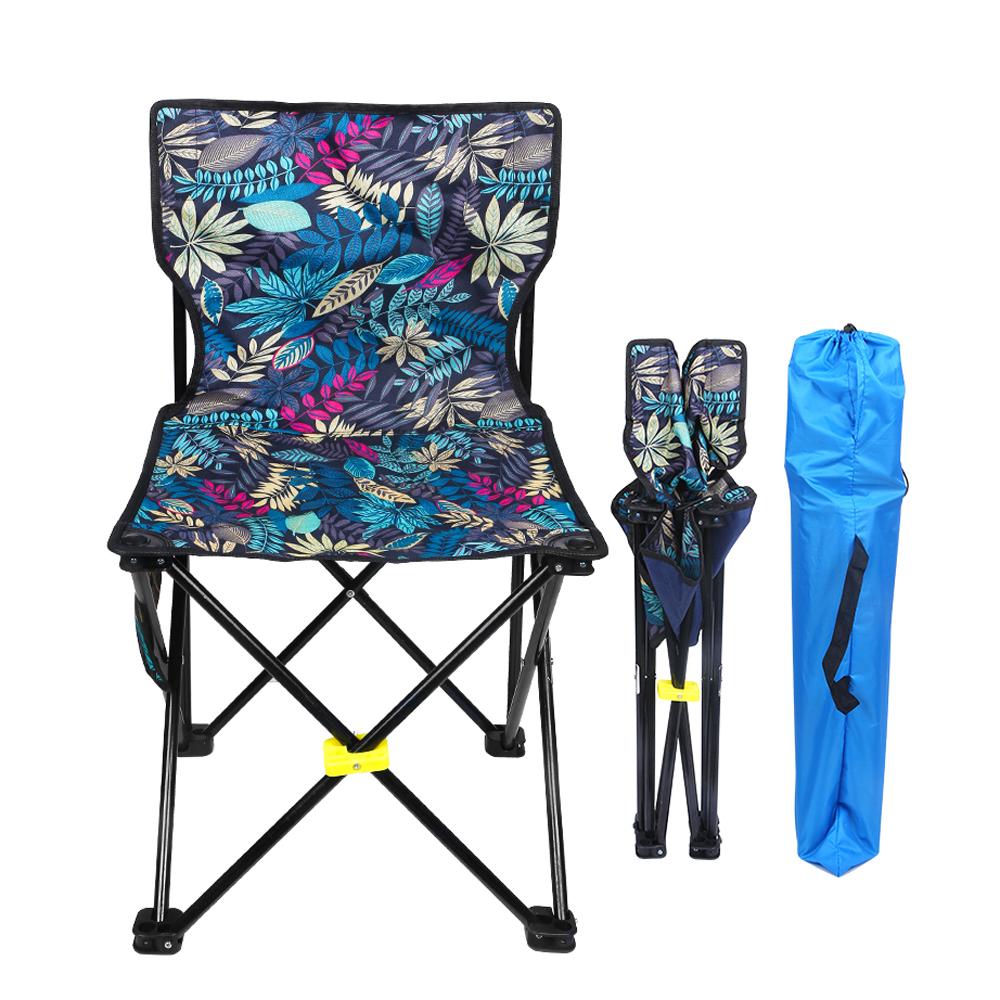 Ultralight Outdoor Chair in a vibrant setting, showcasing its portable design and cushioned seat.