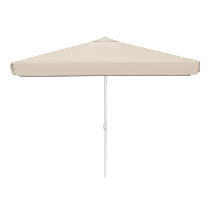 TOMA Ecru Garden Umbrella 3x3m with aluminium frame and crank opening system, perfect for outdoor use.