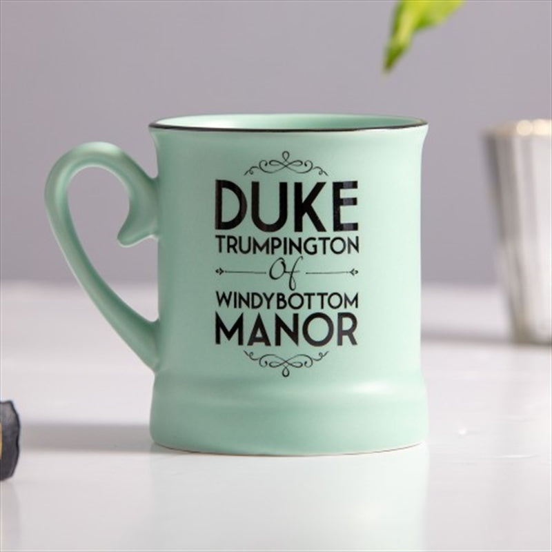 Elegant Victoriana Mug featuring Duke Trumpington design, perfect for tea and coffee lovers.