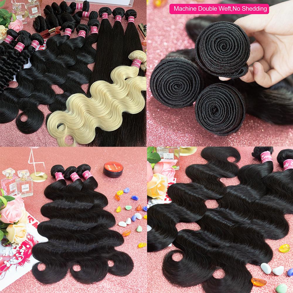 Bundles of virgin human hair in various lengths and textures, showcasing their natural shine and quality.