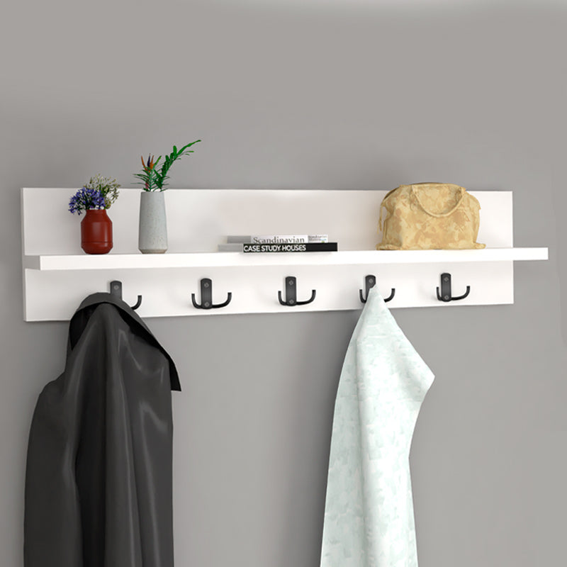 ARLENE White Wall Hanger, 80x11x18cm, made of durable melamine with a sleek design, ideal for home and business organization.