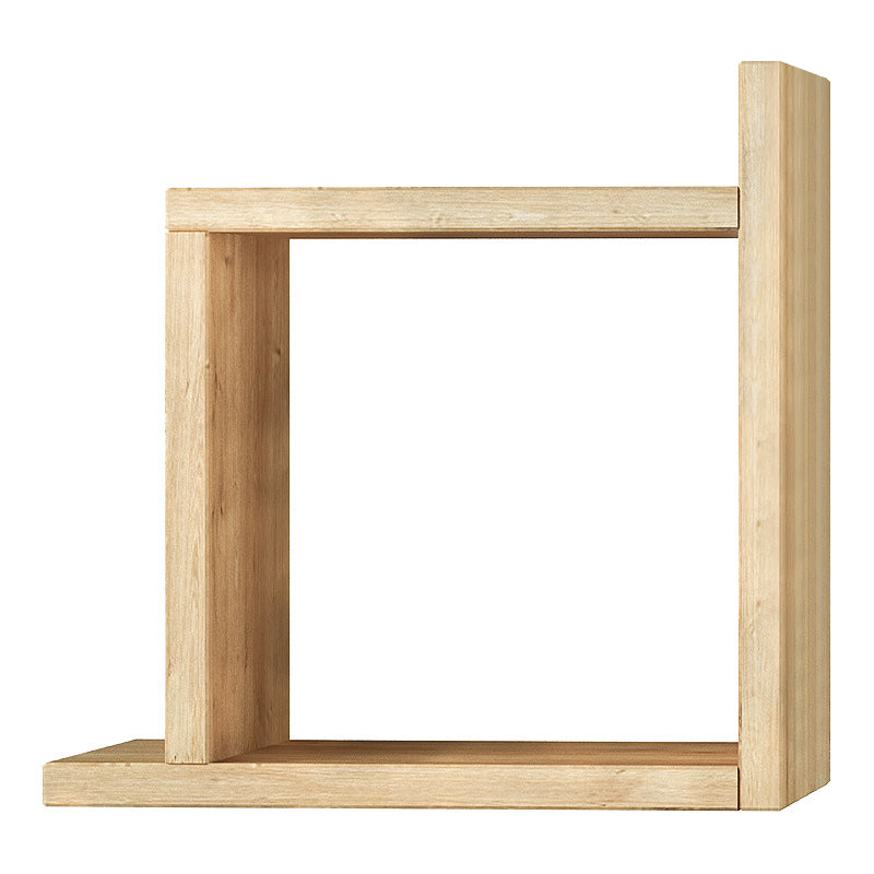 Wall Shelf ARCH in oak finish, measuring 30x22x30 cm, showcasing its elegant design and sturdy melamine construction.