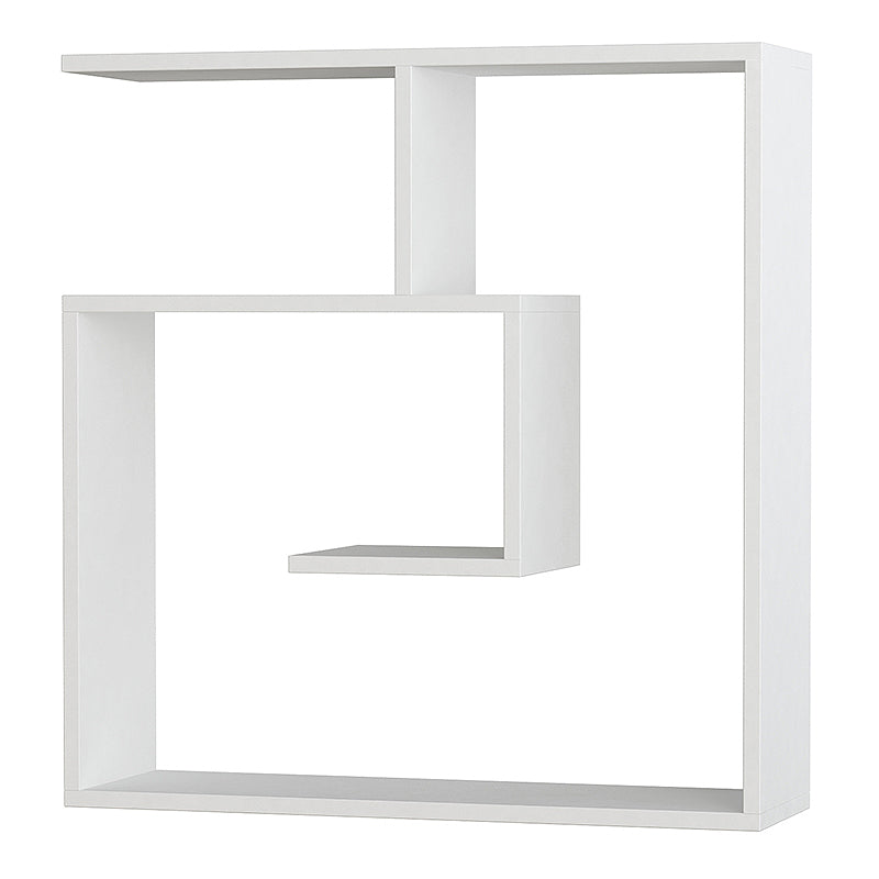 Wall Shelf BETA in white, dimensions 75x22x80 cm, showcasing a modern design suitable for various interiors.