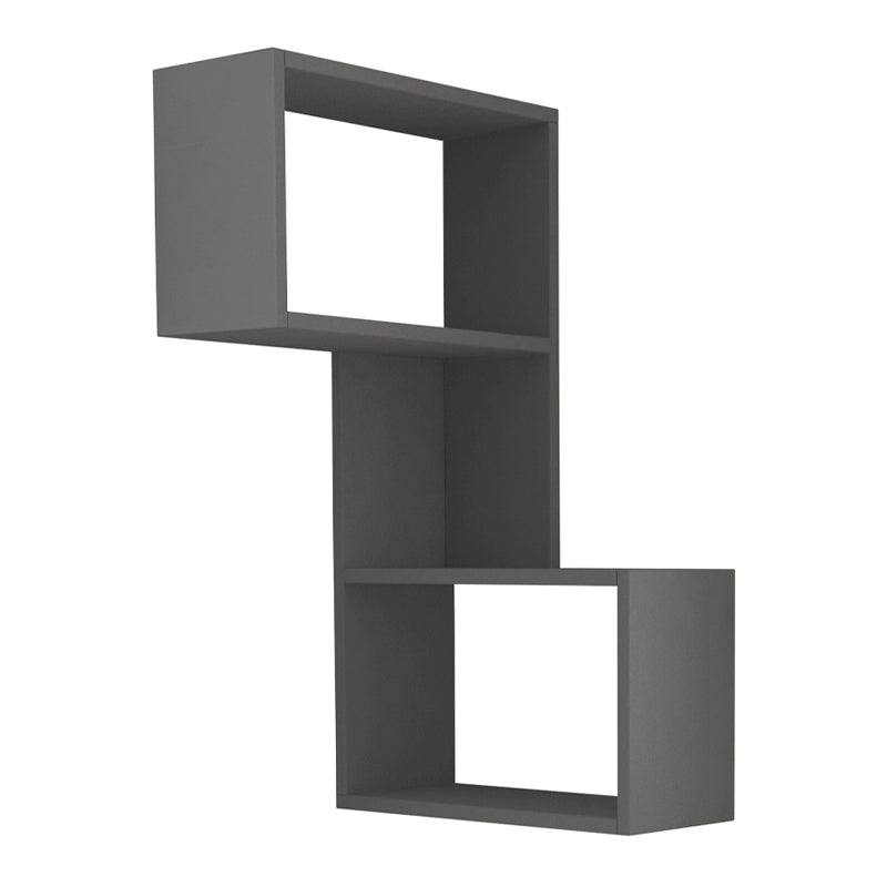 ADLER Anthracite Wall Shelf Corner, stylish and modern design, perfect for home or office use.